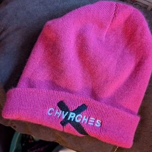 Chvrches Limited Edition Love Is Dead 2019 UK Tour Hot Pink Beanie